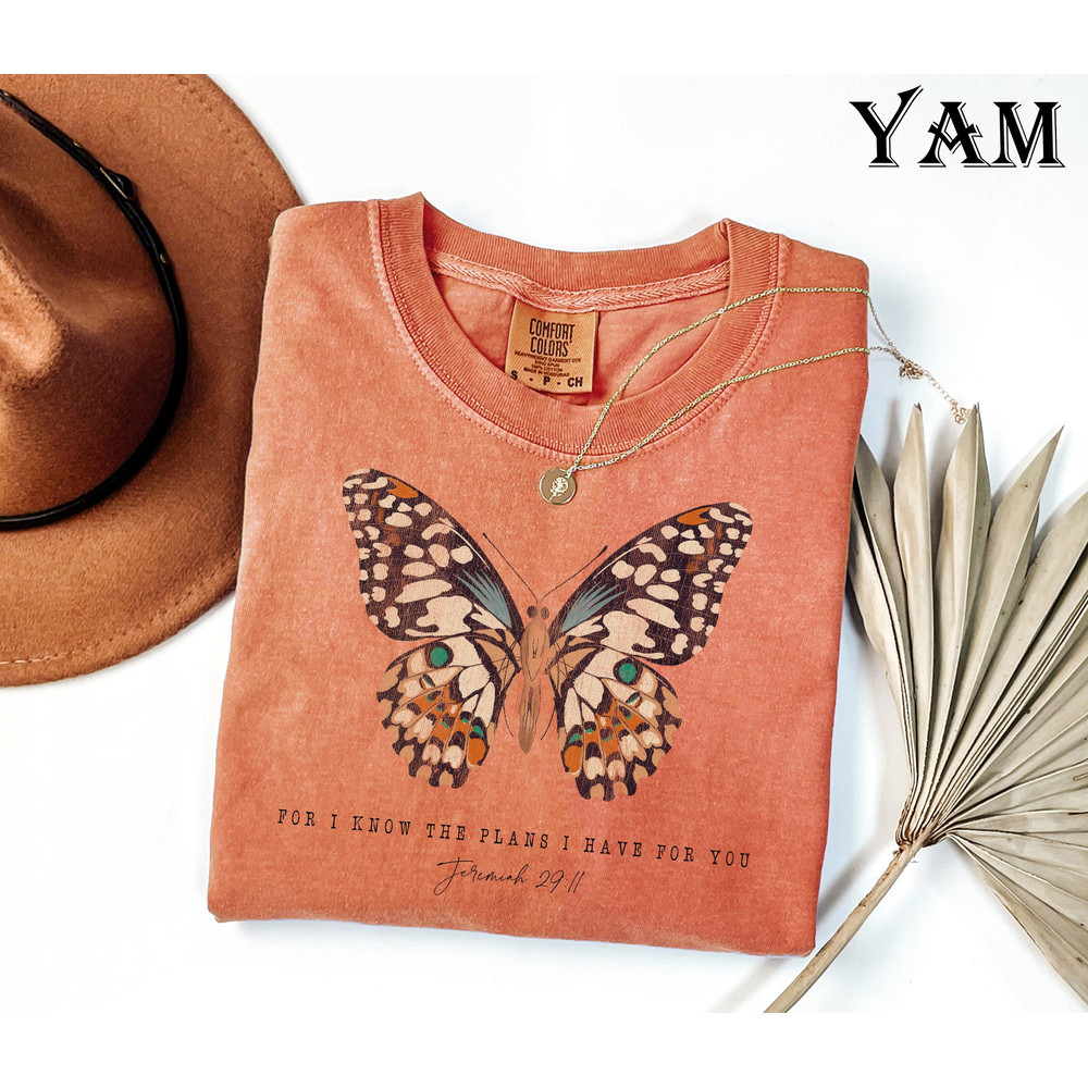 Religious Shirt Jesus Shirt For I Know The Plans I Have For You Comfort Colors Christian Shirt Fait