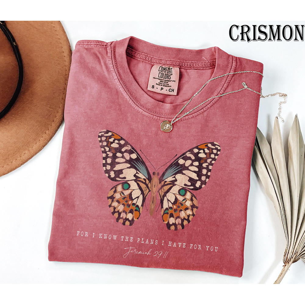 Religious Shirt Jesus Shirt For I Know The Plans I Have For You Comfort Colors Christian Shirt Fait