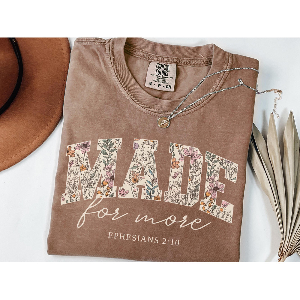 Bible Verse Comfort Colors Shirt Cute Christian Shirt For Women 1