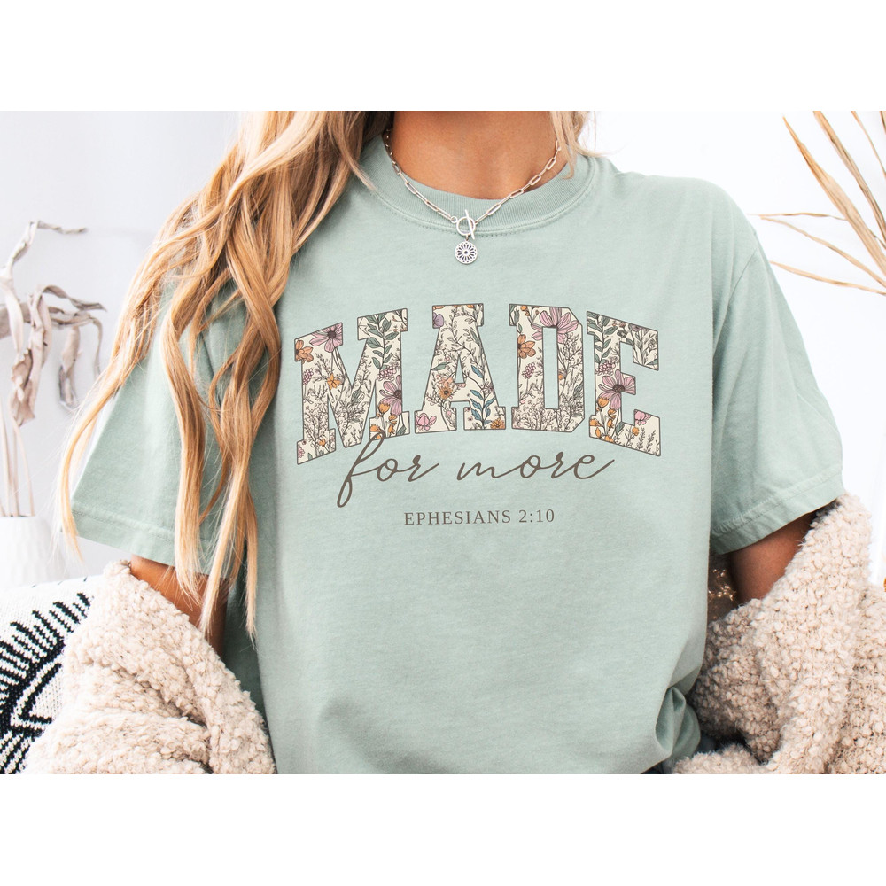 Bible Verse Comfort Colors Shirt Cute Christian Shirt For Women 2