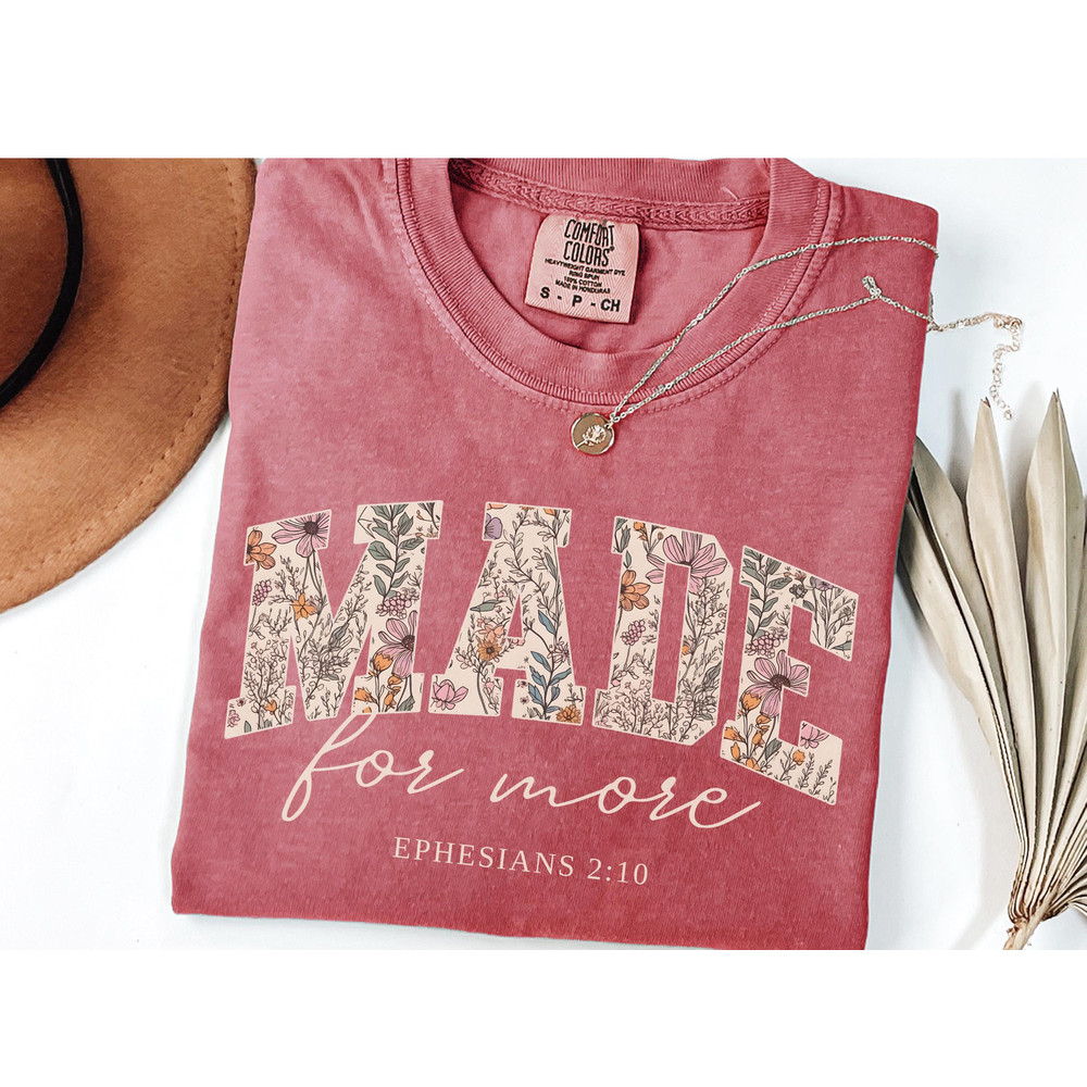 Bible Verse Comfort Colors Shirt Cute Christian Shirt For Women 3