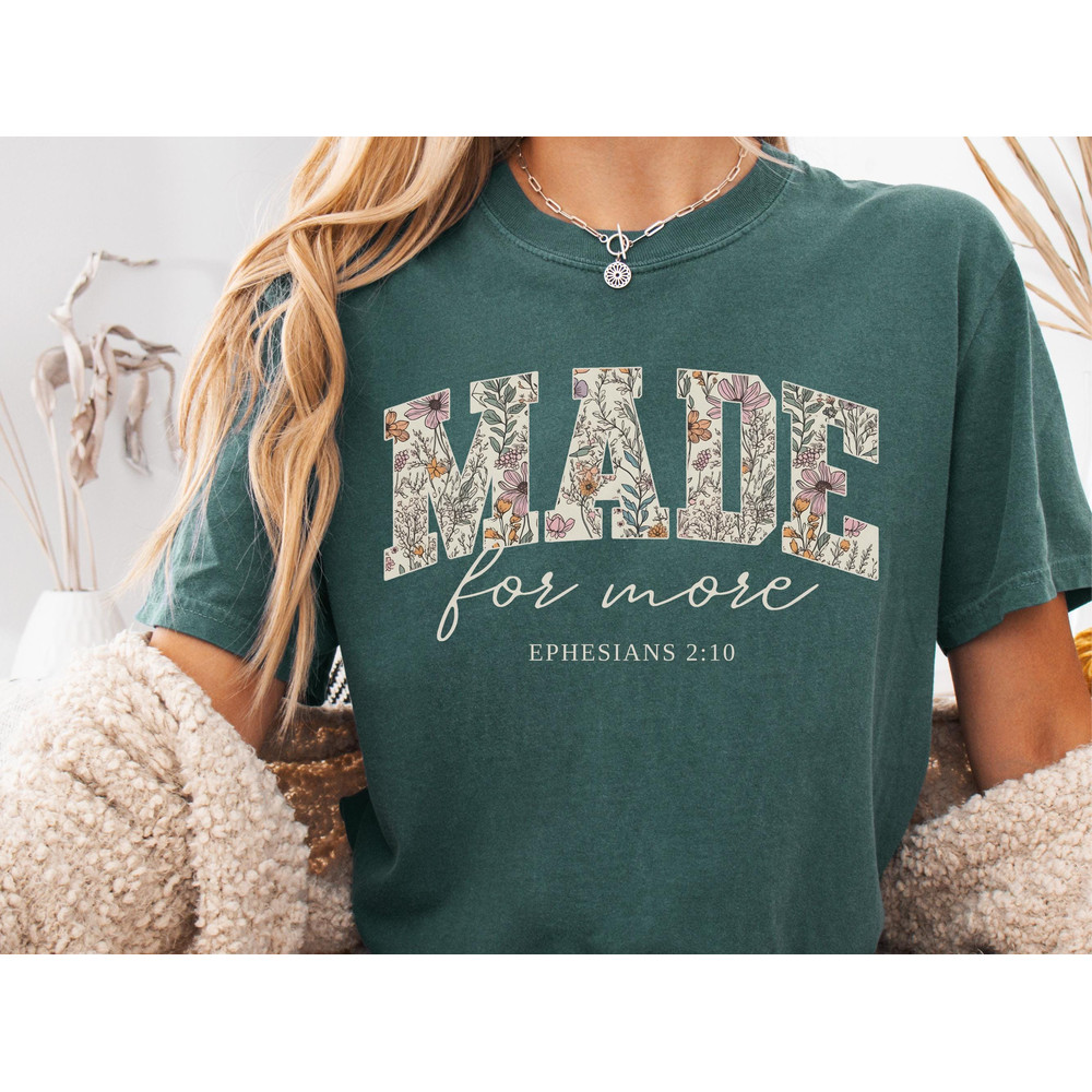 Bible Verse Comfort Colors Shirt Cute Christian Shirt For Women 4