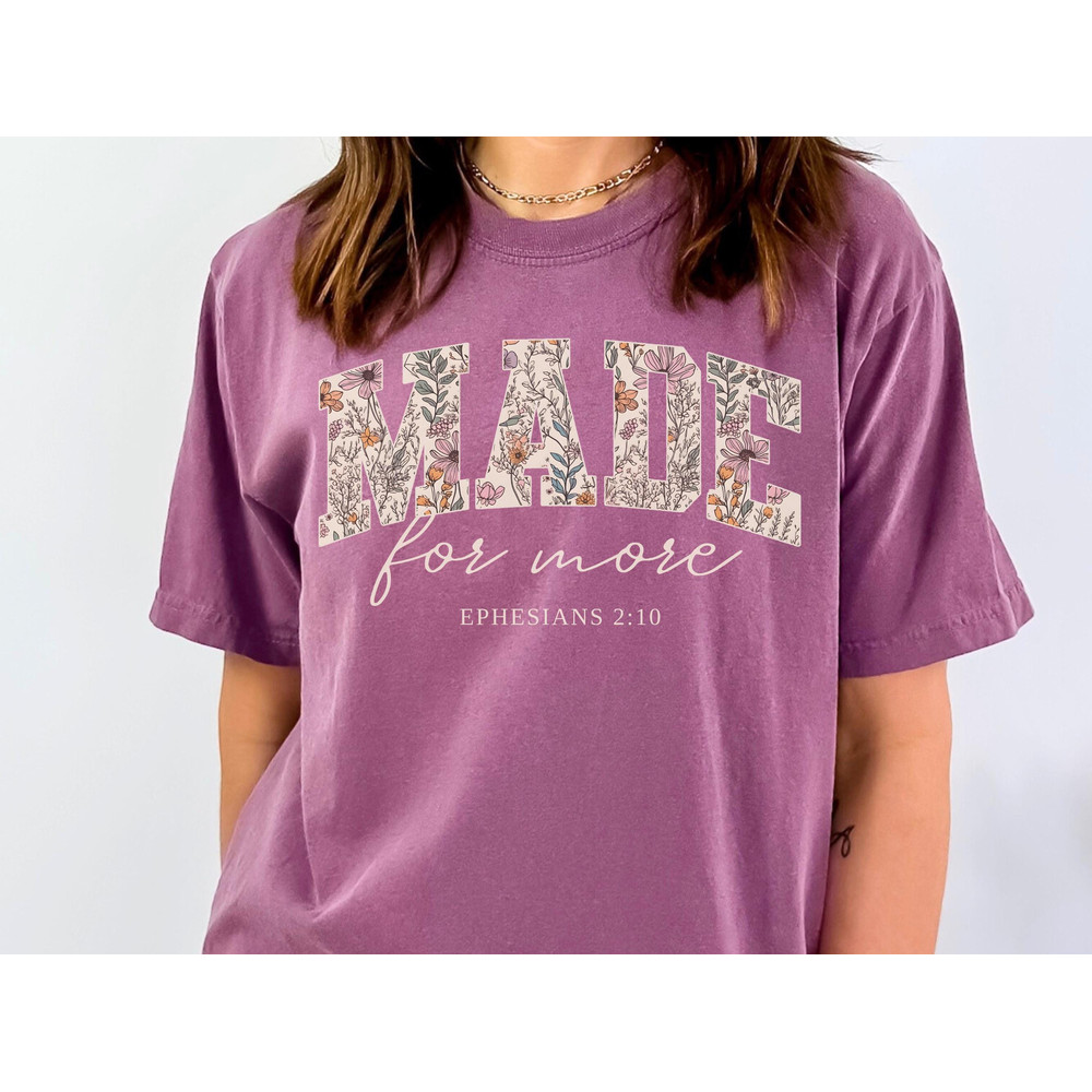 Bible Verse Comfort Colors Shirt Cute Christian Shirt For Women 5