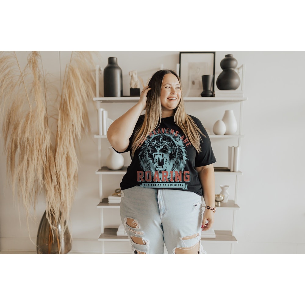 Boho Christian Shirts The Heavens Are Roaring Christian Tshirts Bible Verse Shirt Trendy Christians 5