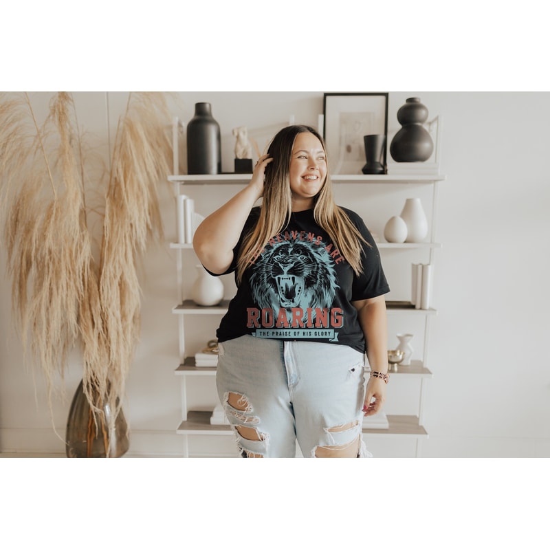 Boho Christian Shirts The Heavens Are Roaring Christian Tshirts Bible Verse Shirt Trendy Christians 5
