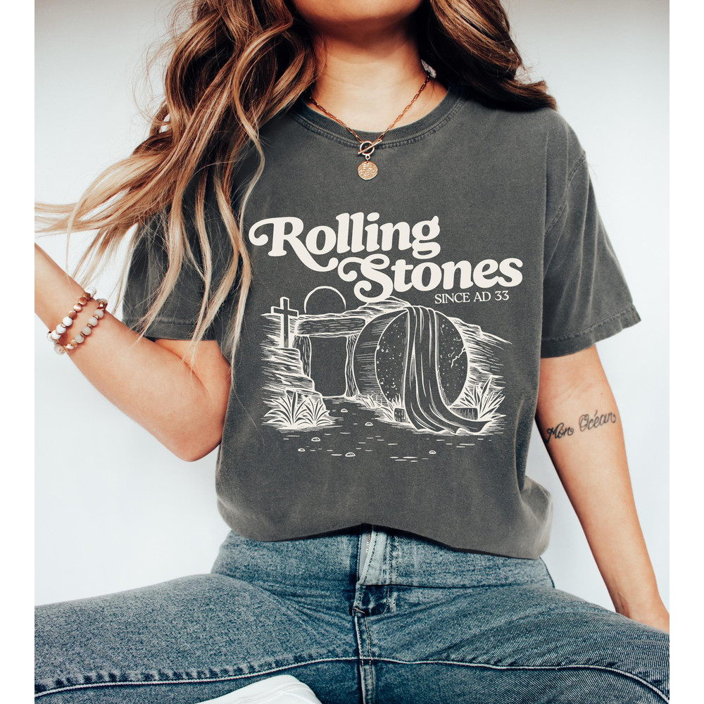 Rolling Stones Shirt Easter Jesus Shirt Christian Easter Shirt He Is Risen T Shirt Bible Verse Shir 1