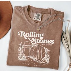 rolling stones shirt, easter jesus shirt, christian easter shirt, he is risen t shirt, bible verse shirt, funny easter g