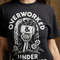 Over Worked Under Caffeinated Tee Coffee Tshirt Co Worker Gift Caffeine Best Coffee Shirt 1