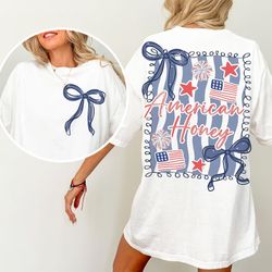 american honey coquette tshirt, preppy 4th of july tshirt, girly memorial day, vintage usa, independence day