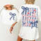 American Honey Coquette Tshirt Preppy 4th Of July Tshirt Girly Memorial Day Vintage USA Independenc 3