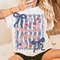 American Honey Coquette Tshirt Preppy 4th Of July Tshirt Girly Memorial Day Vintage USA Independenc 4