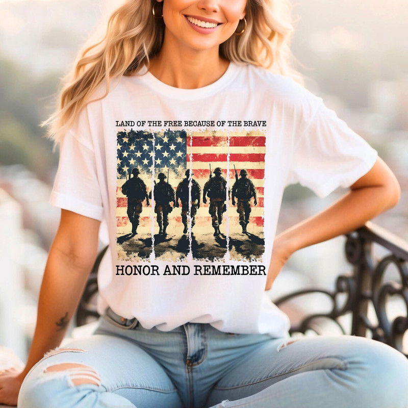 Land Of The Free Because Tshirt AmericanShirt American Flag Nurse Shirt Independence Day Tee Fourth 1