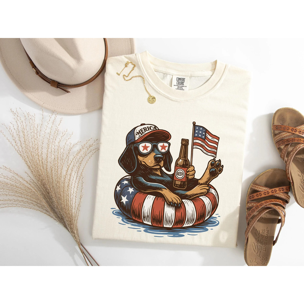 Funny 4th Of July Shirt Dachshund 4th Of July Shirt 4th Of July Dog Shirt Dog Lover Shirt Patriotic 0