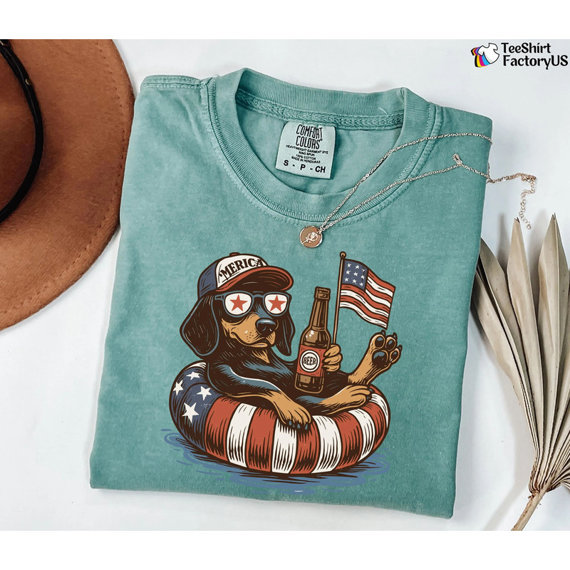 Funny 4th Of July Shirt Dachshund 4th Of July Shirt 4th Of July Dog Shirt Dog Lover Shirt Patriotic 3