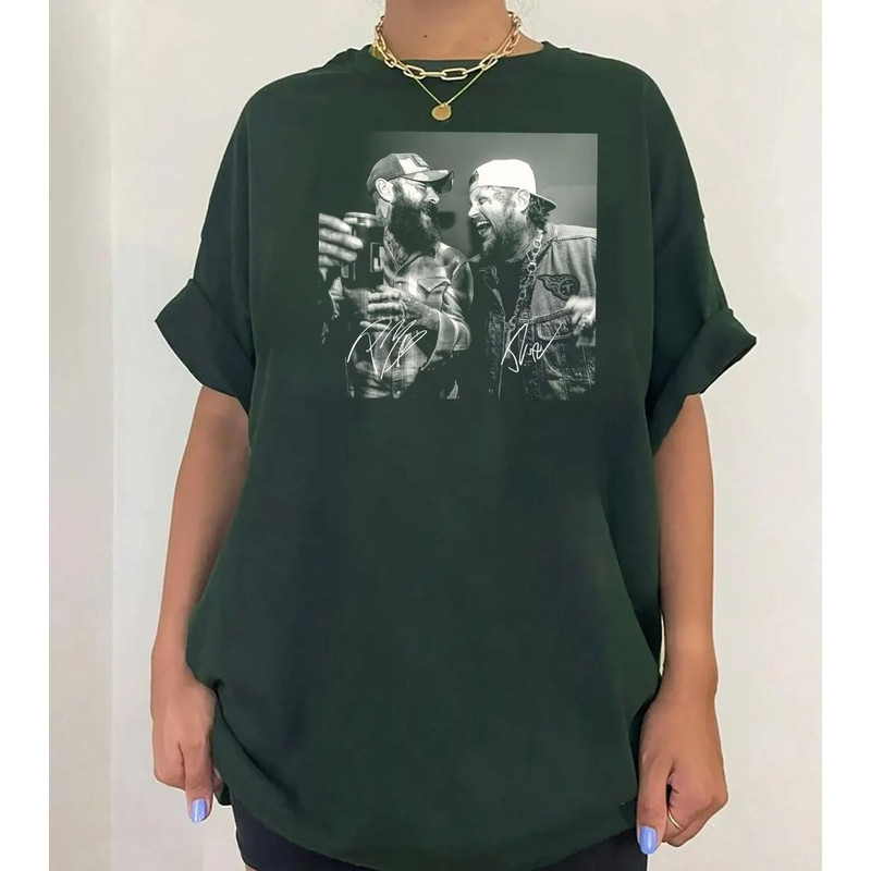 90s Music Graphic Tshirt Posty X Jelly Roll Concert 2025 Fans Shirt Malone Music The Album Shirt Re 1