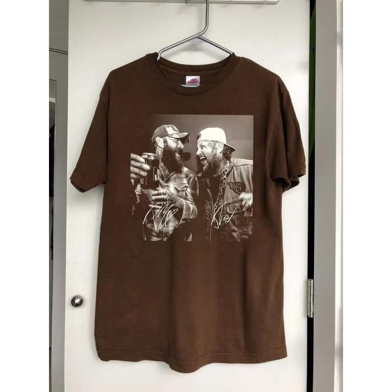 90s Music Graphic Tshirt Posty X Jelly Roll Concert 2025 Fans Shirt Malone Music The Album Shirt Re 4