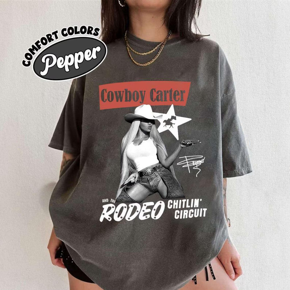 Beyonce Rodeo Chitlin Circuit Tour 2025 Merch Cowboy Carter Beyonce Tshirt Beyhive Music Tee Gift F 1