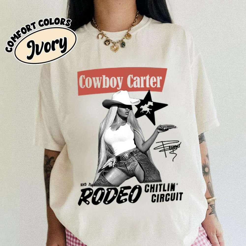 Beyonce Rodeo Chitlin Circuit Tour 2025 Merch Cowboy Carter Beyonce Tshirt Beyhive Music Tee Gift F 2
