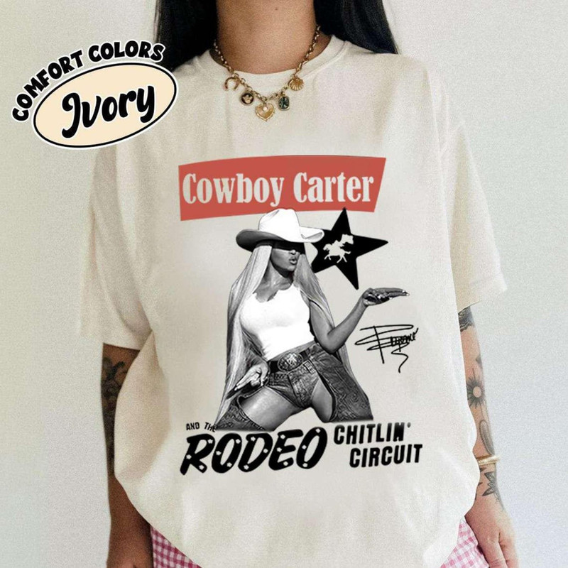 Beyonce Rodeo Chitlin Circuit Tour 2025 Merch Cowboy Carter Beyonce Tshirt Beyhive Music Tee Gift F 2