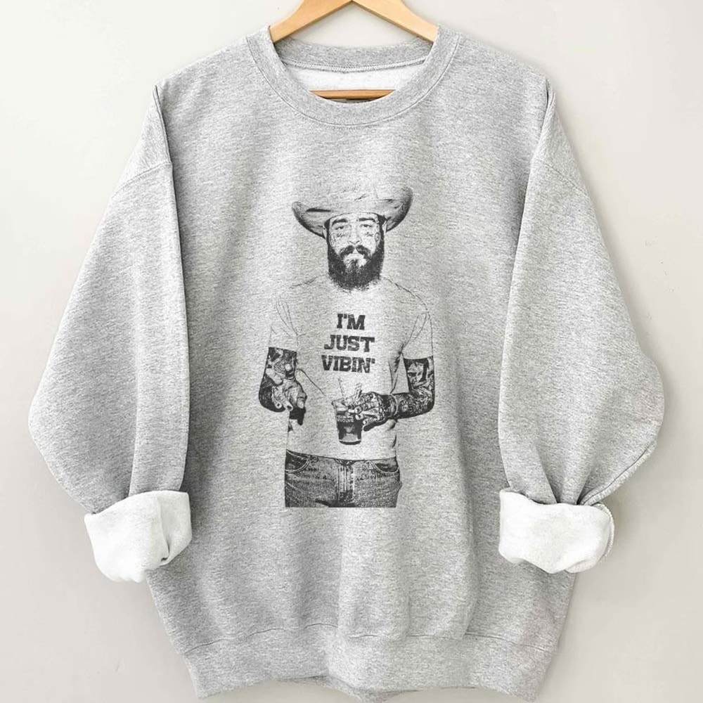 Country Music Western Shirt Posty Im Just Vibin Trendy Tour Posty 1