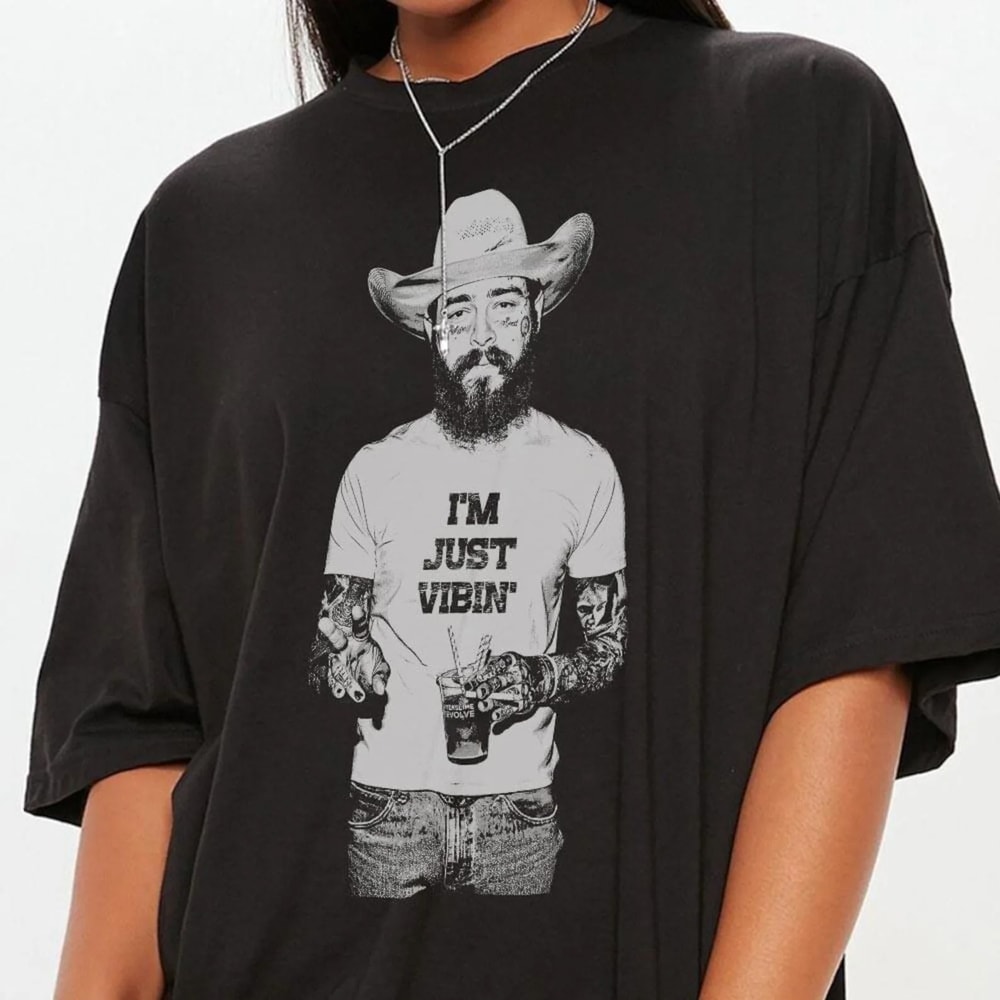 Country Music Western Shirt Posty Im Just Vibin Trendy Tour Posty 2