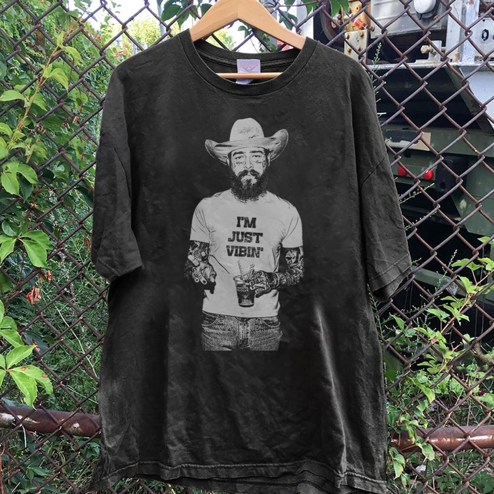 Country Music Western Shirt Posty Im Just Vibin Trendy Tour Posty 3