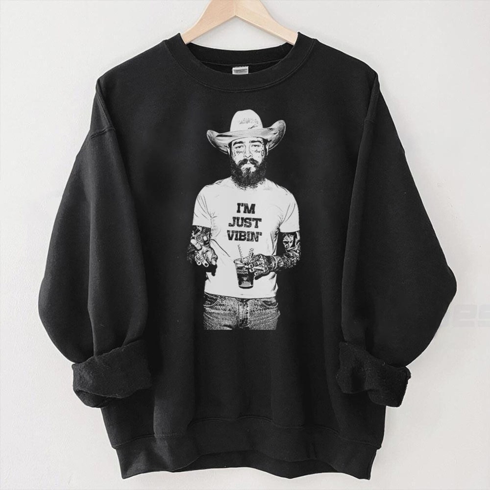 Country Music Western Shirt Posty Im Just Vibin Trendy Tour Posty 5