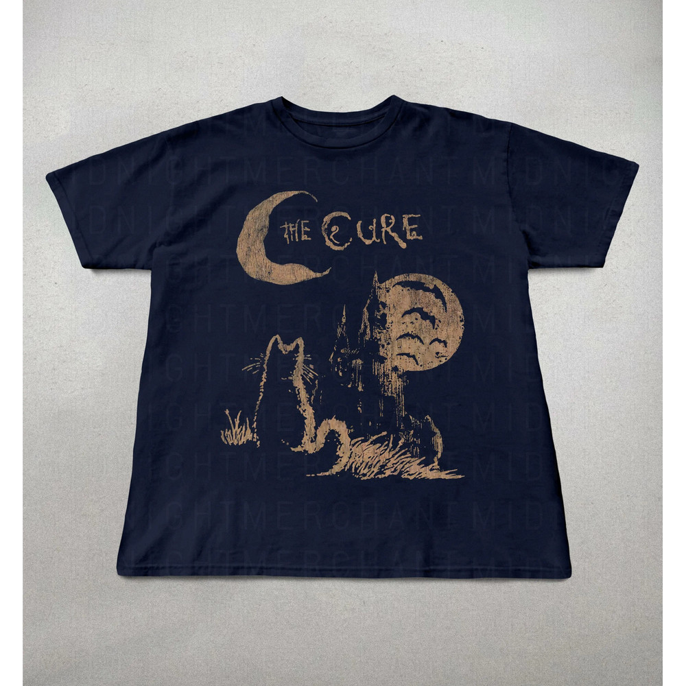 The Cure Cat Tee 90s Alt Indie Rock Unisex Shirt Music Gifts Cat Lover Gifts The Cure Fan Gifts Ban 2