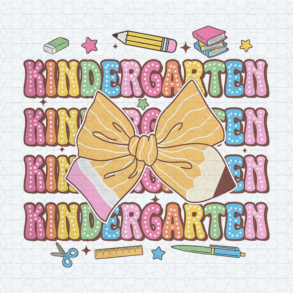 Retro Kindergarten Pencil Coquette Bow PNG.jpg