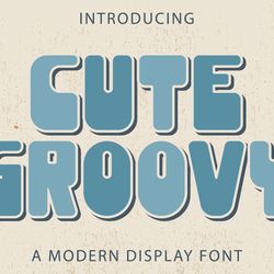 cute groovy font