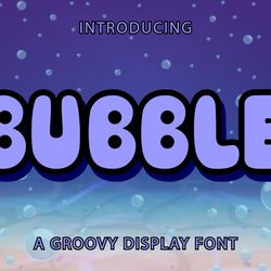 bubble font