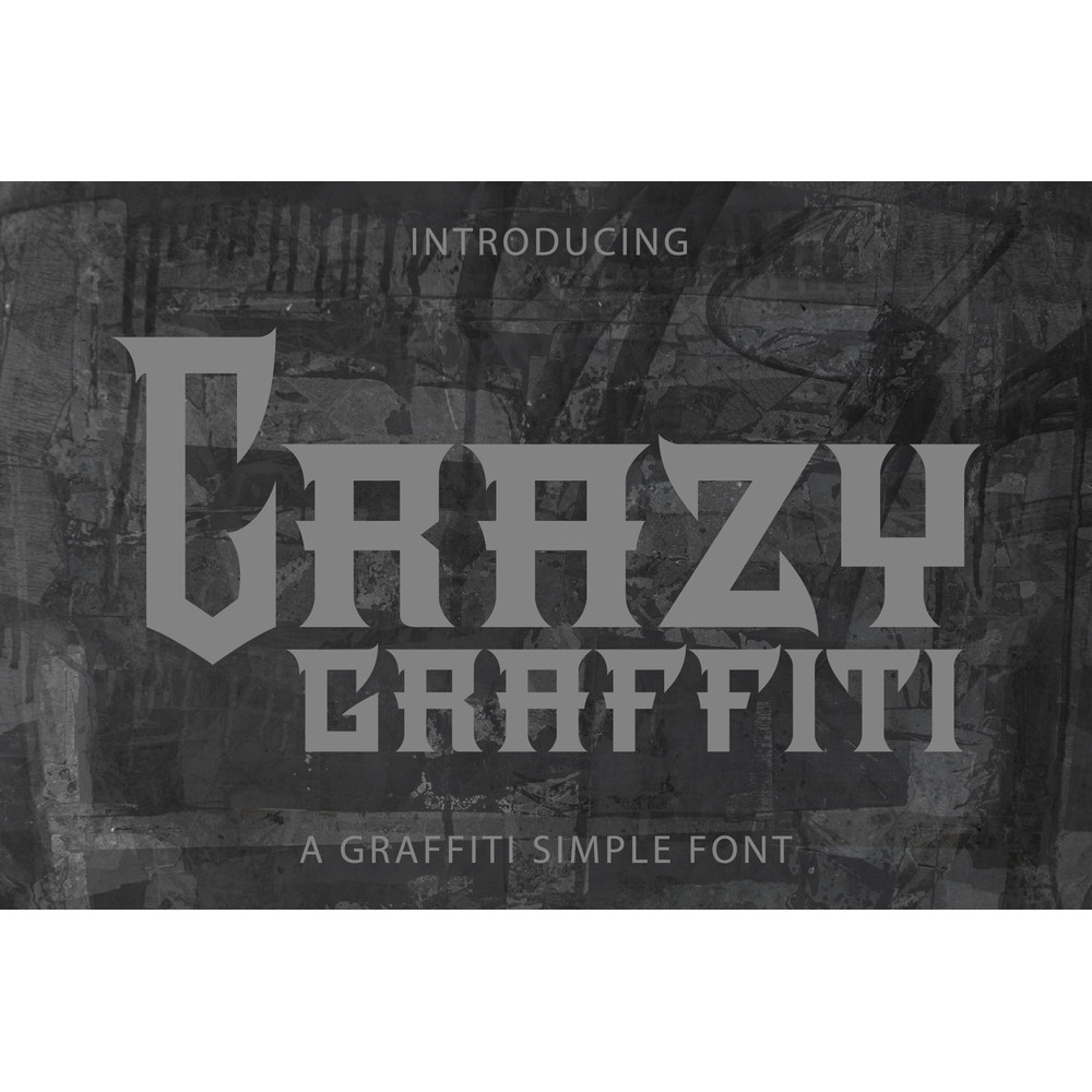 Crazy Graffiti Font 0