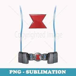 marvel halloween black widow spy costume - signature sublimation png file