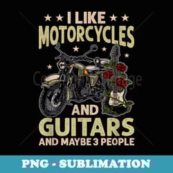 motorcycles and guitars motorcycle guitar biker - special edition sublimation png file