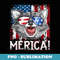 Merica Racoon 4th Of July Independence Day American Flag - Instant Sublimation Digital Download