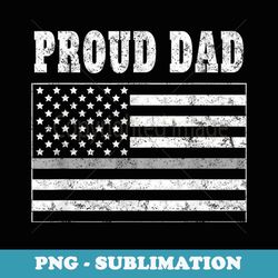 proud dad of correctional officer - signature sublimation png file