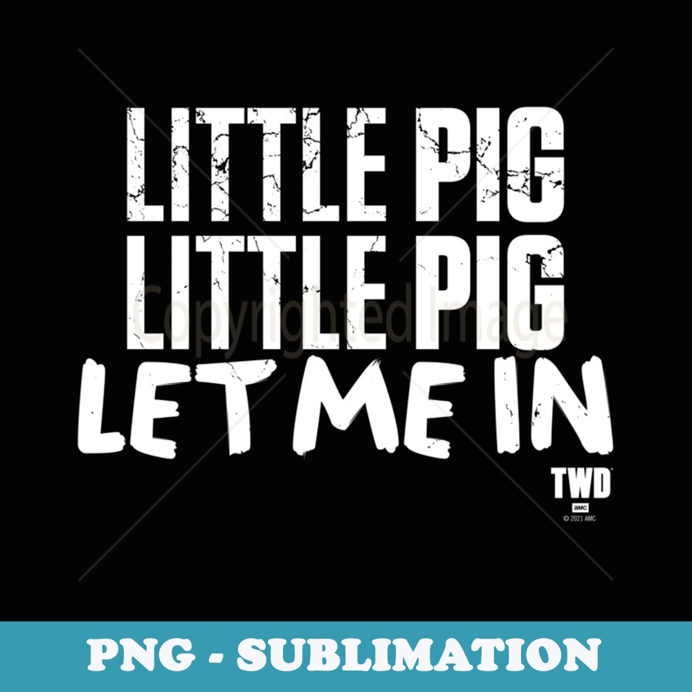 The Walking Dead Negan Little Pig - Exclusive PNG Sublimation Download