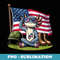 Salute Axolotl American USA Flag Memorial Day 4th of July - PNG Transparent Sublimation File
