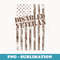 Disabled Veteran Lives Matter American Flag US Veterans Day - Creative Sublimation PNG Download