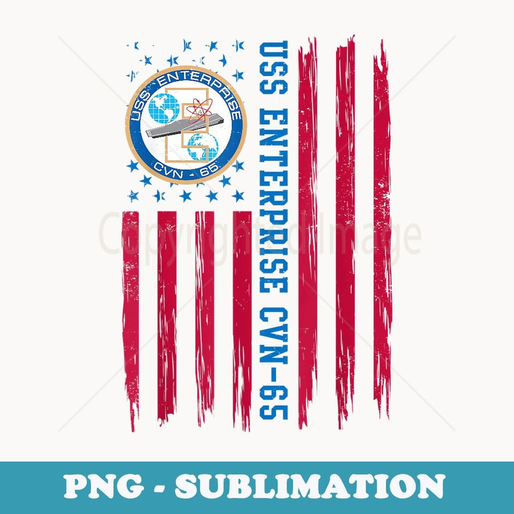 USS Enterprise CVN-65 Flag Aircraft Carrier Ship Veteran - Exclusive Sublimation Digital File