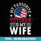 My Favorite Veteran Is My Wife Pride Veterans Relatives - PNG Transparent Sublimation Design
