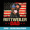 Mens Rottweiler Dad USA Flag Dog Lover Fathers Day - Exclusive Sublimation Digital File