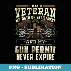 military veteran oath of enlistment and gun permit - elegant sublimation png download