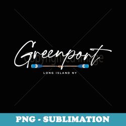 s greenport long island ny oars graphic - instant png sublimation download