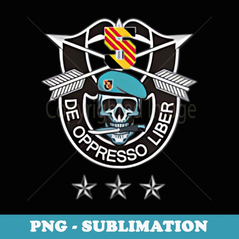 5th Special Forces Group (5th SFG) Patriotic Veterans Day - Premium Sublimation Digital Download