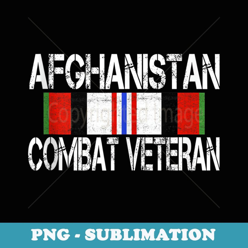 Afghanistan Combat Veteran - Elegant Sublimation PNG Download