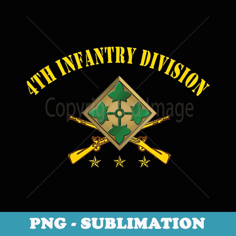 Ivy Division 4th Infantry Division Veterans Day Mens - Unique Sublimation PNG Download