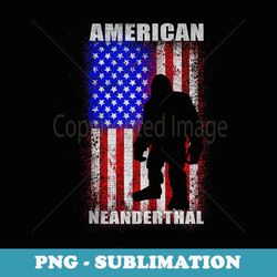 american neanderthal us flag proud texas neanderthals - png transparent sublimation file