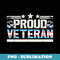 Proud Trans Veteran Transgender LGBT Retired Military Army - Special Edition Sublimation PNG File