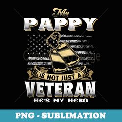 veteran pappy grandpa usa flag 4th of july - premium sublimation digital download